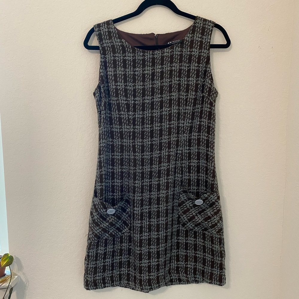 A-List Tweed/Knit Style Sweater Dress